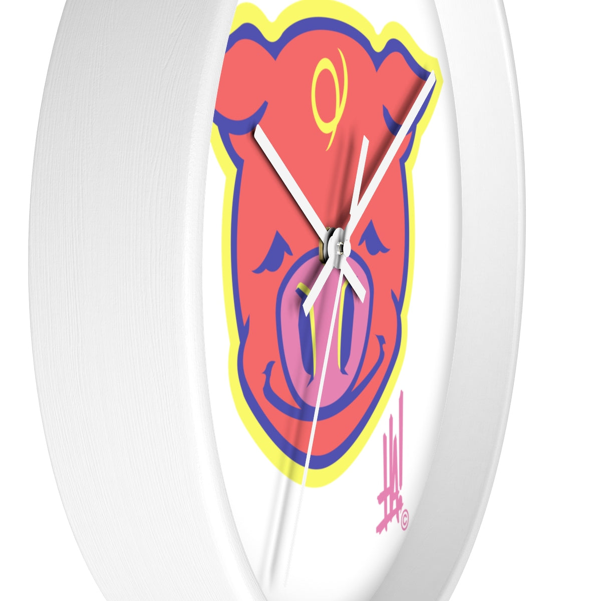 'PigBRAND' Wall clock - Streetwear, Home Decor - Merchandise, Hella Sexy Dope - HSD, Hella Sexy Dope - Hella Sexy Dope
