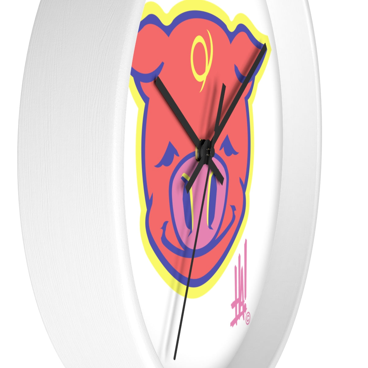 'PigBRAND' Wall clock - Streetwear, Home Decor - Merchandise, Hella Sexy Dope - HSD, Hella Sexy Dope - Hella Sexy Dope