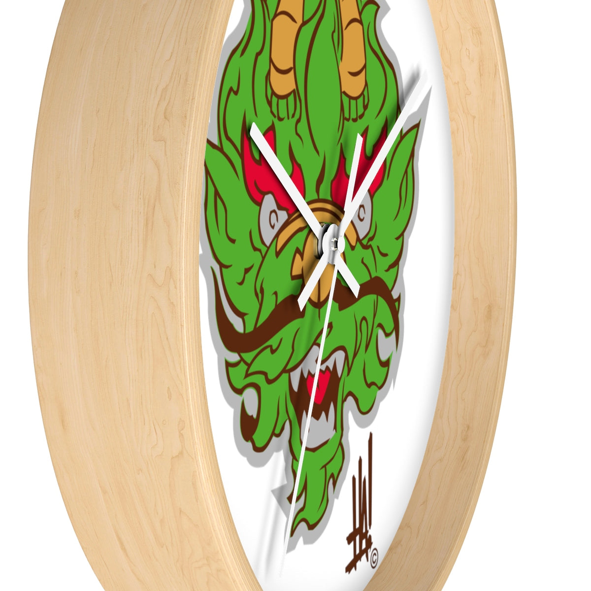 'DragonBRAND' Wall clock - Streetwear, Home Decor - Merchandise, Hella Sexy Dope - HSD, Hella Sexy Dope - Hella Sexy Dope