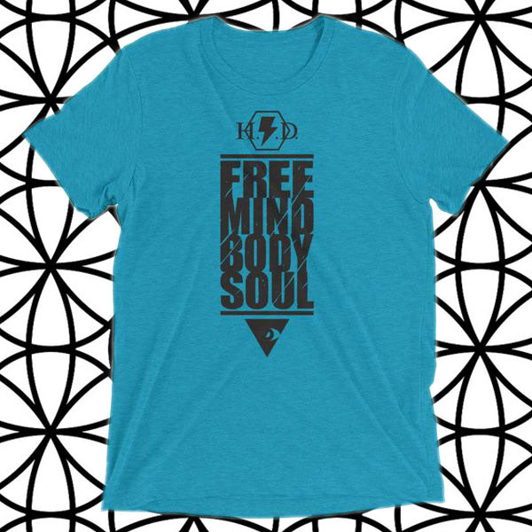 'Free Mind Body Soul' Tee Campaign_B - Streetwear, Shirt - Merchandise, Hella Sexy Dope - HSD, Hella Sexy Dope - Hella Sexy Dope