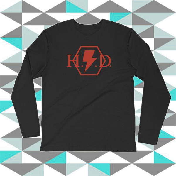 'HSD' Emblem Fitted Longsleeve Campaign_B - Streetwear, Shirt - Merchandise, Hella Sexy Dope - HSD, Hella Sexy Dope - Hella Sexy Dope