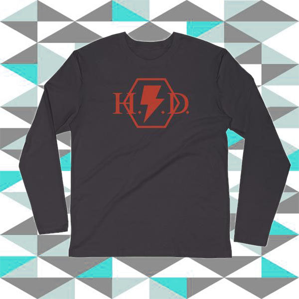 'HSD' Emblem Fitted Longsleeve Campaign_B - Streetwear, Shirt - Merchandise, Hella Sexy Dope - HSD, Hella Sexy Dope - Hella Sexy Dope