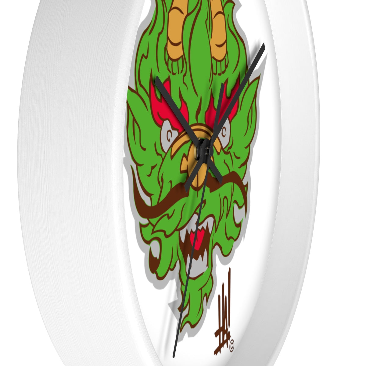 'DragonBRAND' Wall clock - Streetwear, Home Decor - Merchandise, Hella Sexy Dope - HSD, Hella Sexy Dope - Hella Sexy Dope