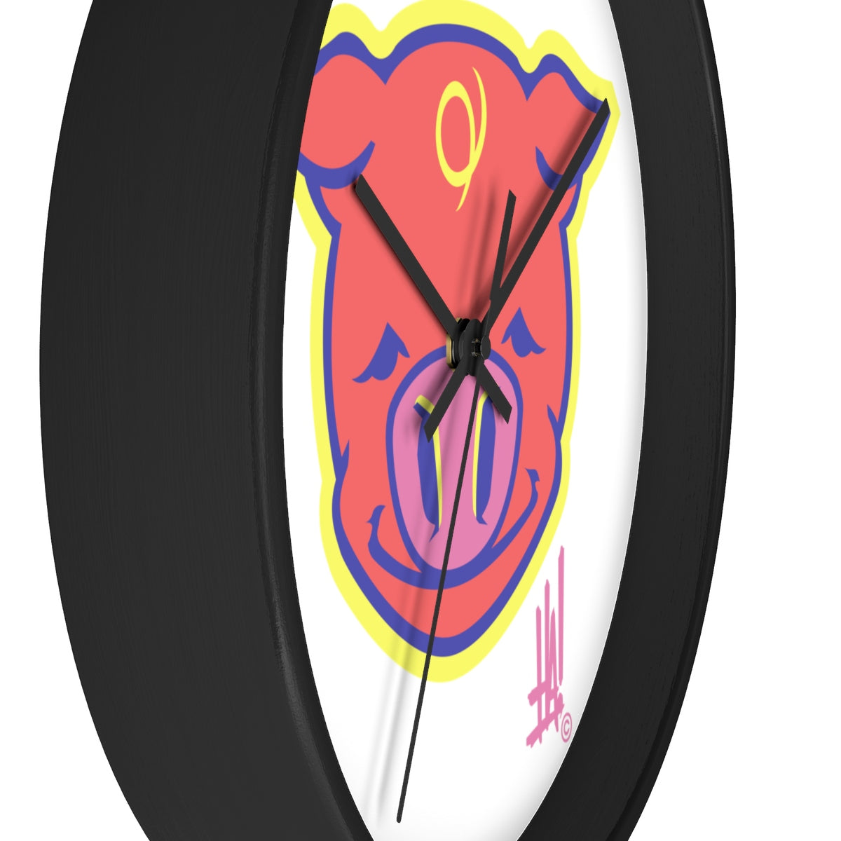 'PigBRAND' Wall clock - Streetwear, Home Decor - Merchandise, Hella Sexy Dope - HSD, Hella Sexy Dope - Hella Sexy Dope