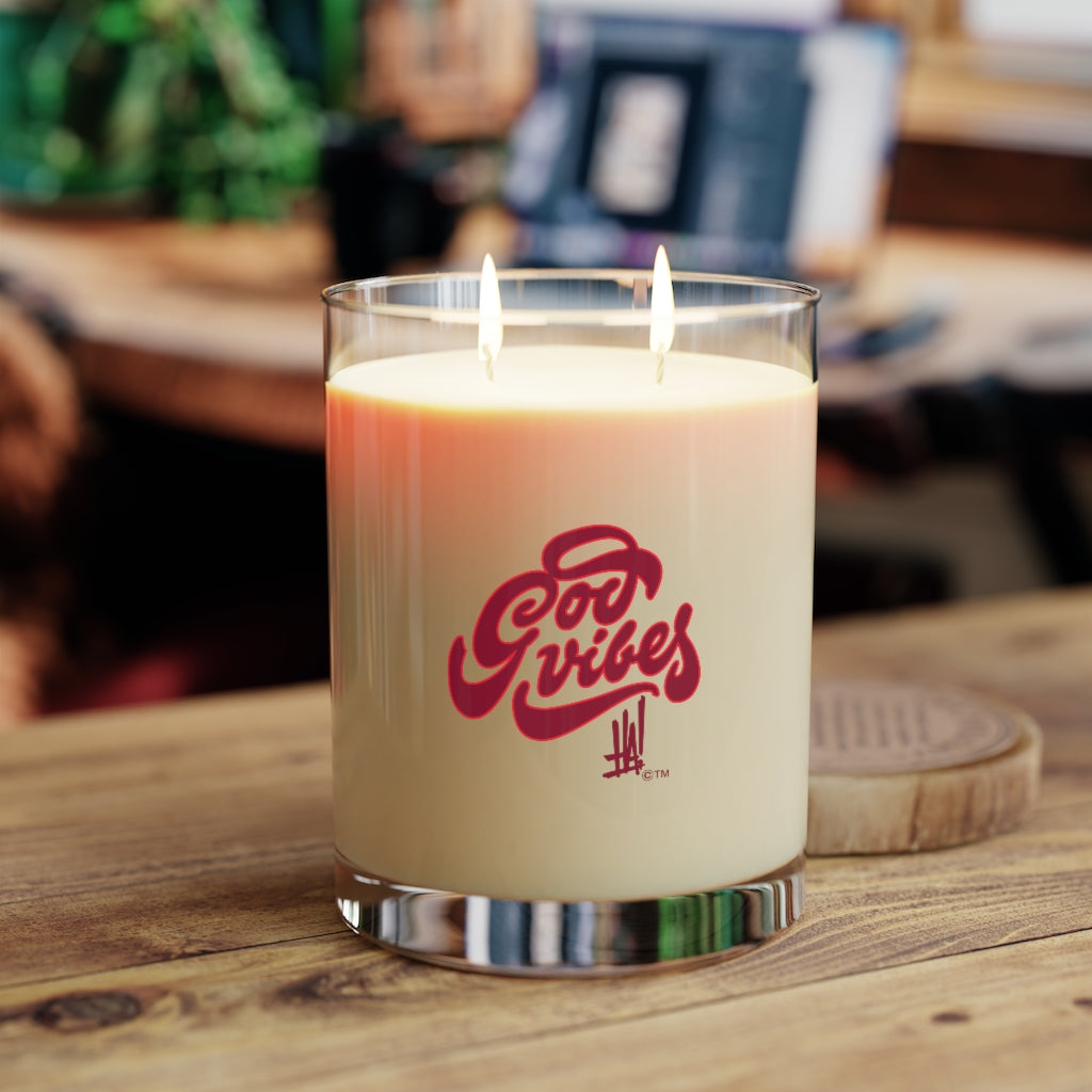 'God Vibes' Scented Candle - Full Glass, 11oz
