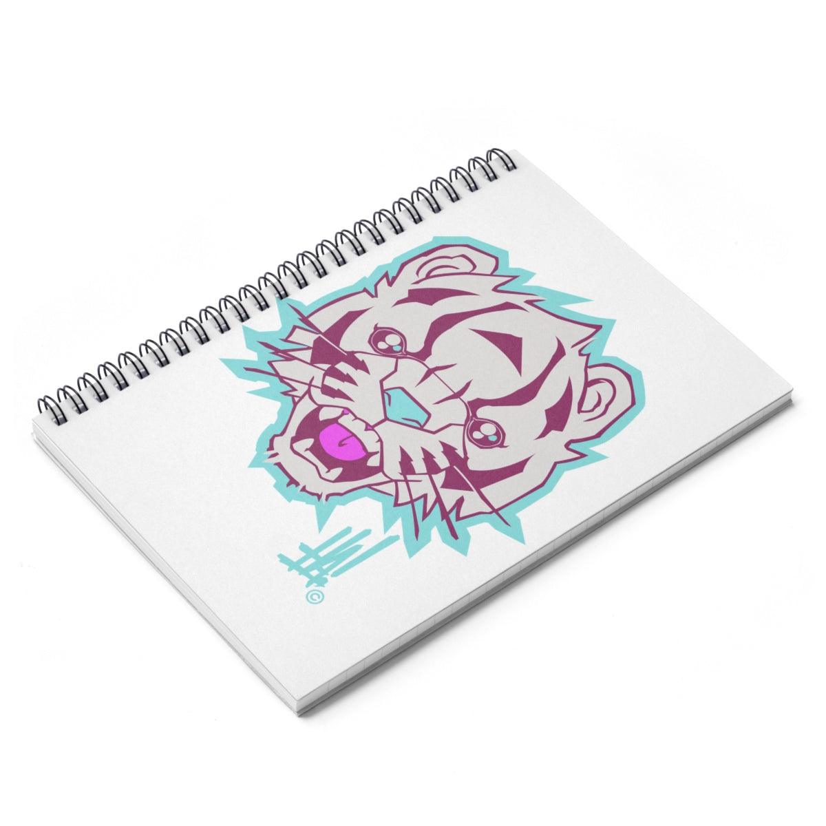 'TigerBRAND' Spiral Notebook - Ruled - Streetwear, Paper products - Merchandise, Hella Sexy Dope - HSD, Hella Sexy Dope - Hella Sexy Dope