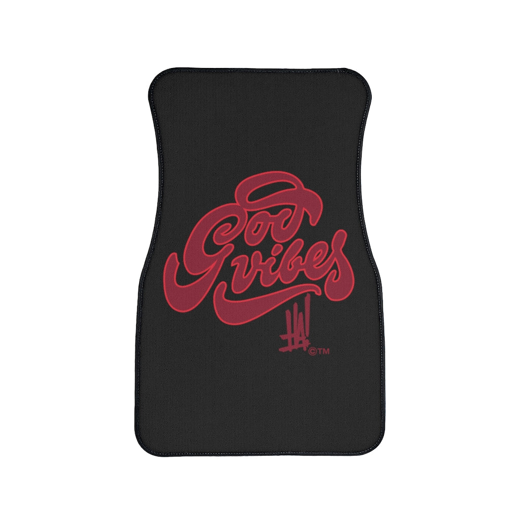 'God Vibes' Car Floor Mats, 1pc