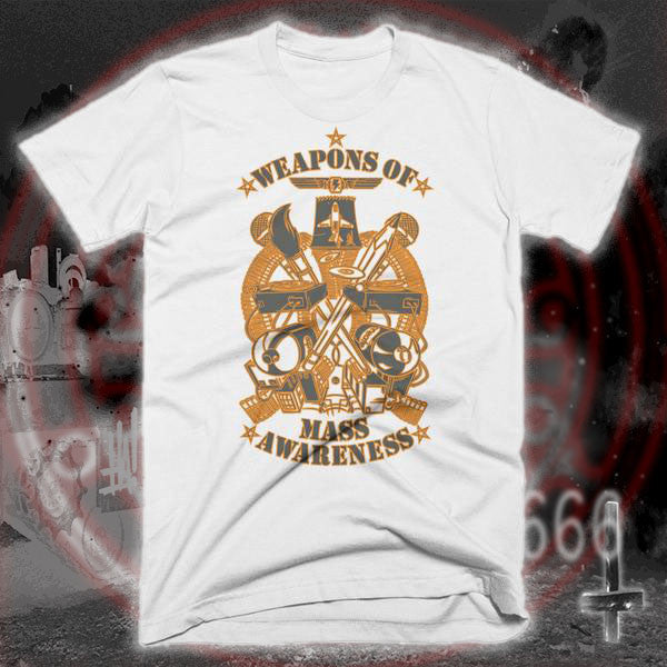 'Weapons of Mass Awareness' Tee Campaign_A - Streetwear, Shirt - Merchandise, Hella Sexy Dope - HSD, Hella Sexy Dope - Hella Sexy Dope