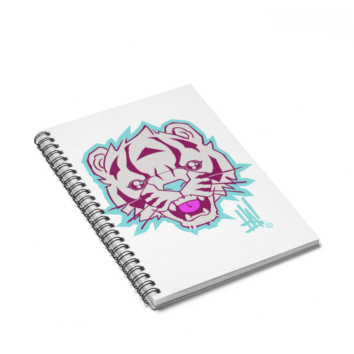 'TigerBRAND' Spiral Notebook - Ruled - Streetwear, Paper products - Merchandise, Hella Sexy Dope - HSD, Hella Sexy Dope - Hella Sexy Dope