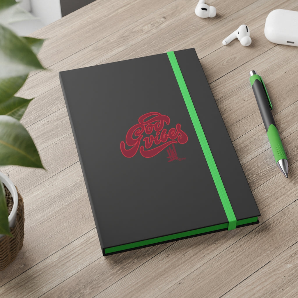 'God Vibes' Color Contrast Notebook - Ruled