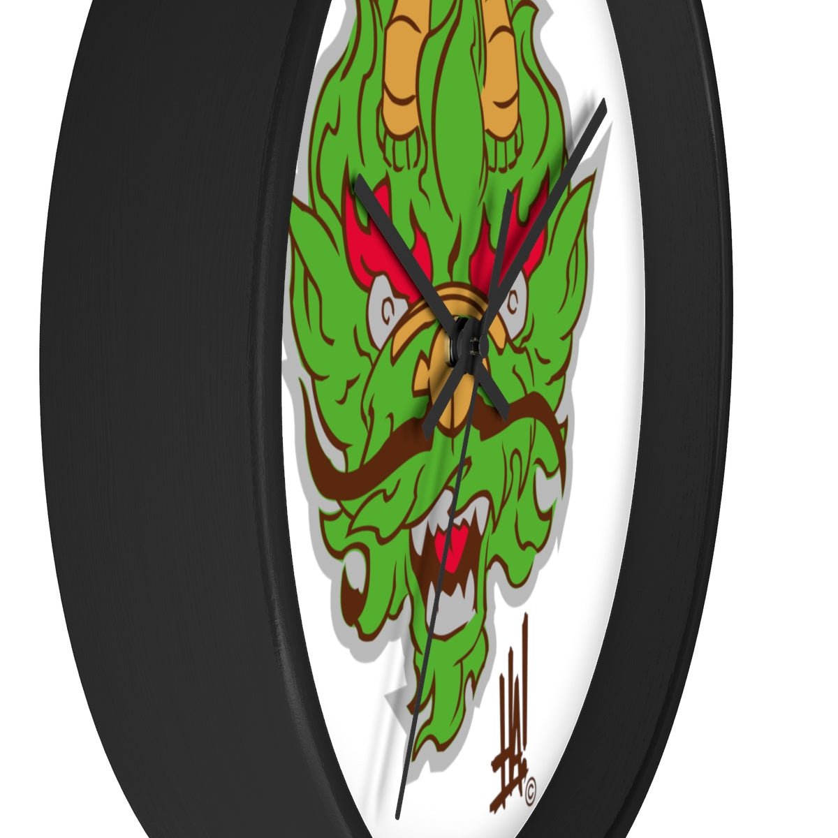 'DragonBRAND' Wall clock - Streetwear, Home Decor - Merchandise, Hella Sexy Dope - HSD, Hella Sexy Dope - Hella Sexy Dope