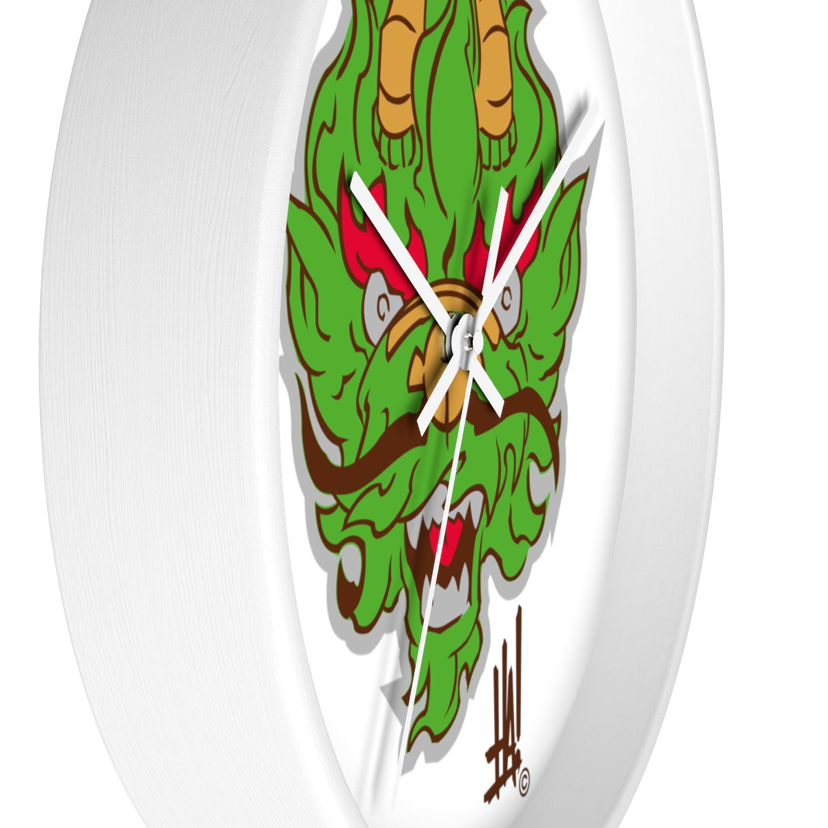 'DragonBRAND' Wall clock - Streetwear, Home Decor - Merchandise, Hella Sexy Dope - HSD, Hella Sexy Dope - Hella Sexy Dope