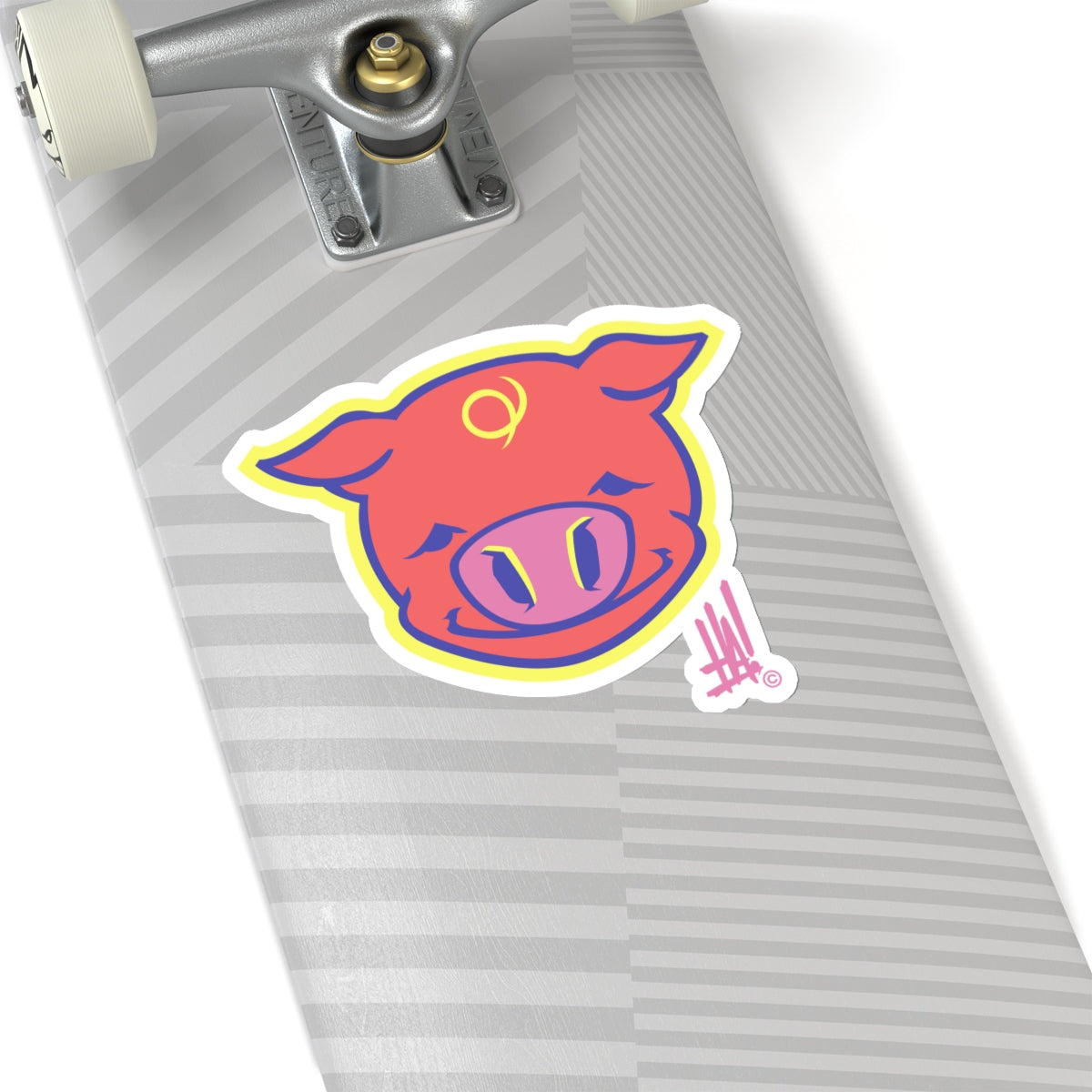 'PigBRAND' Kiss-Cut Stickers - Streetwear, Paper products - Merchandise, Hella Sexy Dope - HSD, Hella Sexy Dope - Hella Sexy Dope