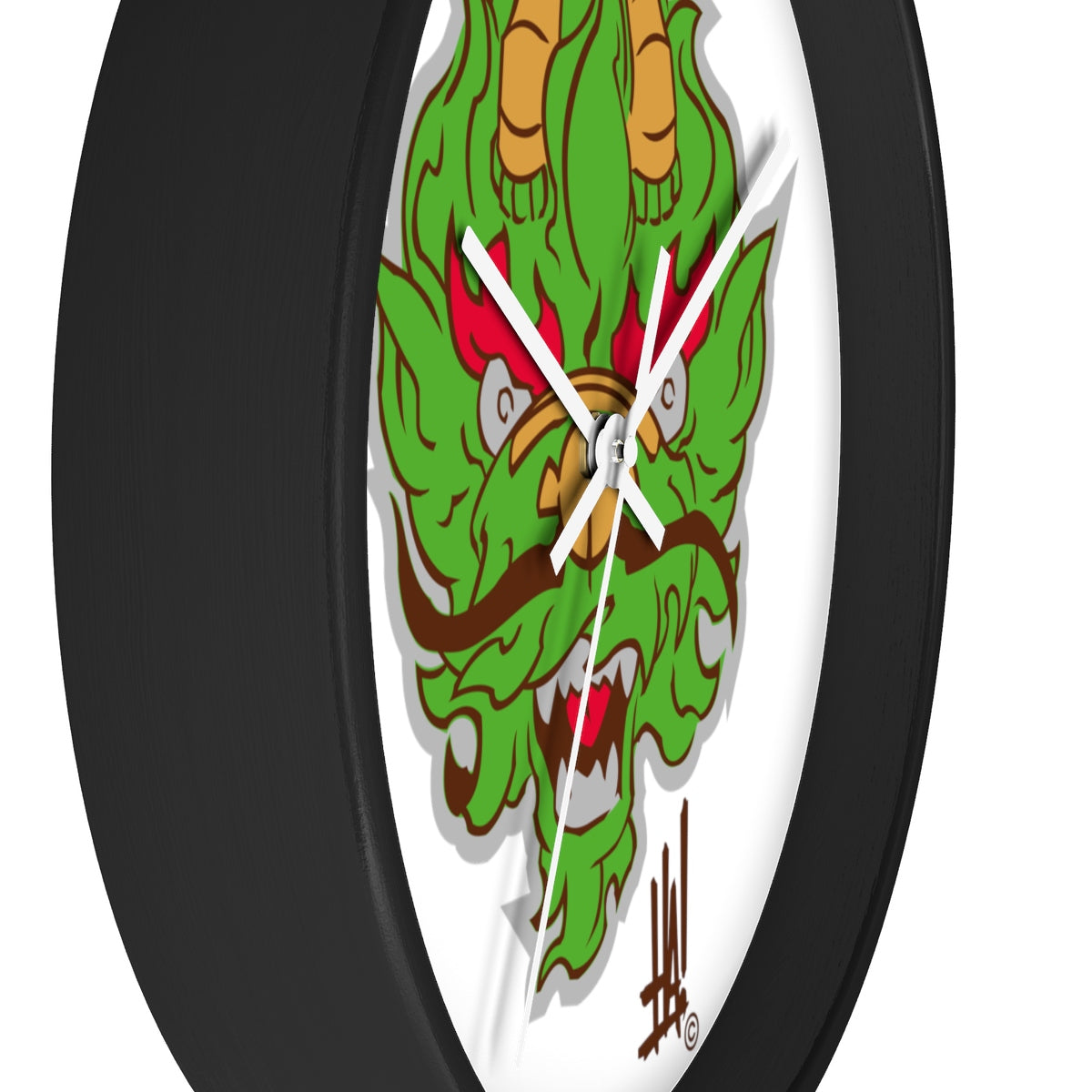 'DragonBRAND' Wall clock - Streetwear, Home Decor - Merchandise, Hella Sexy Dope - HSD, Hella Sexy Dope - Hella Sexy Dope