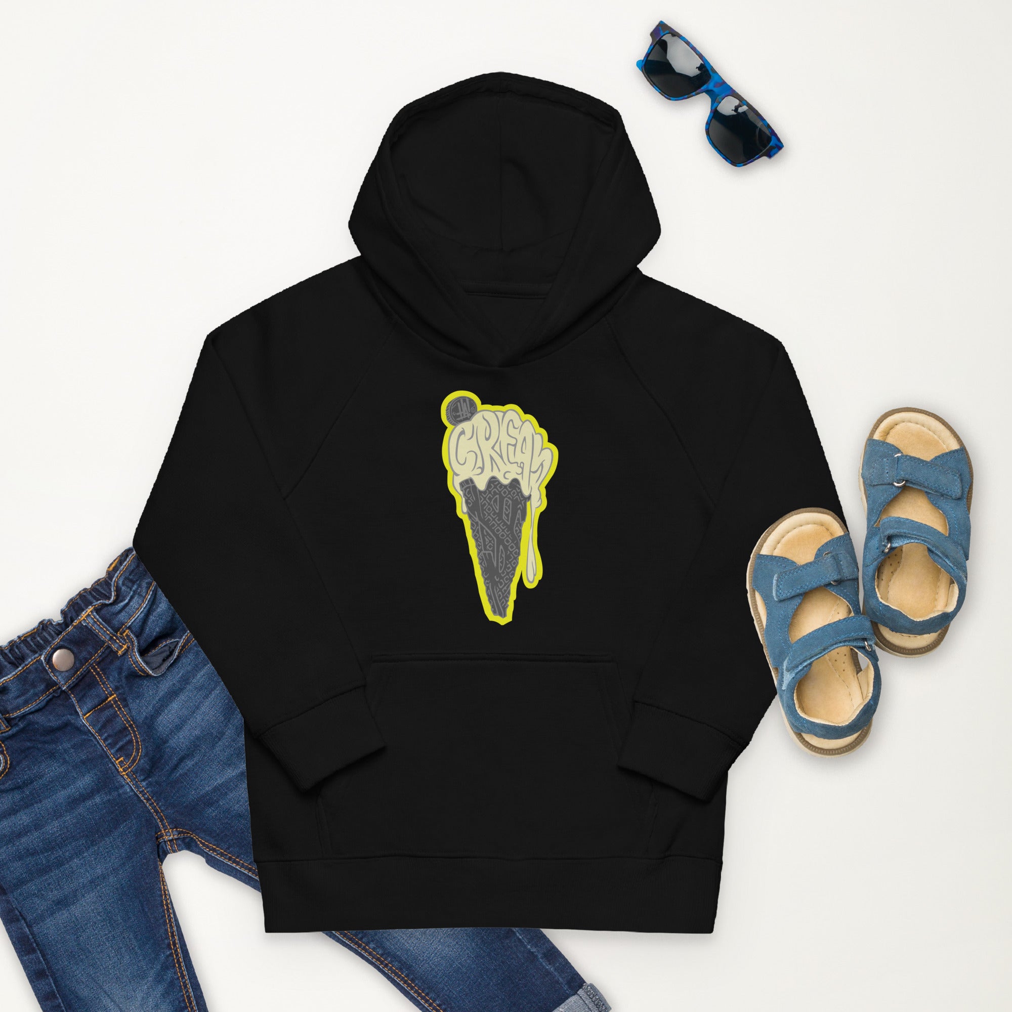 'CREAME' Kids Eco-Hoodie