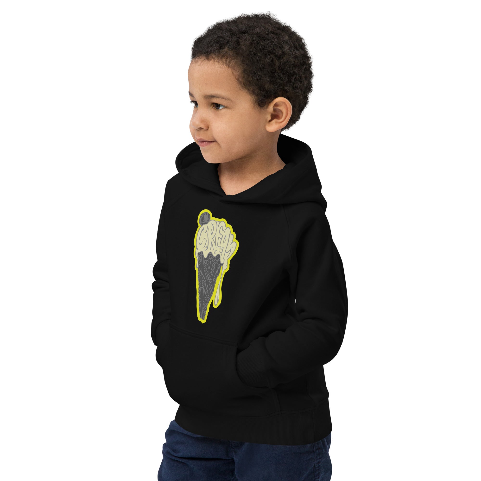 'CREAME' Kids Eco-Hoodie