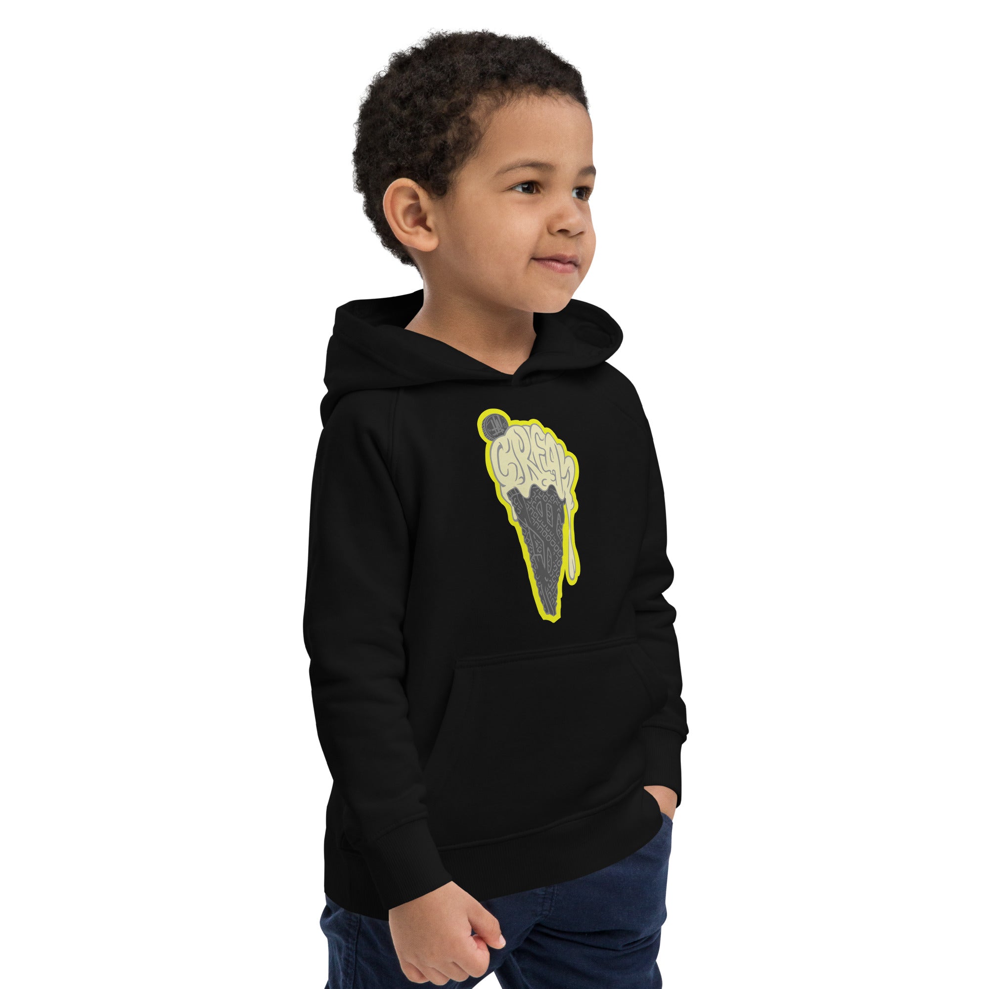 'CREAME' Kids Eco-Hoodie