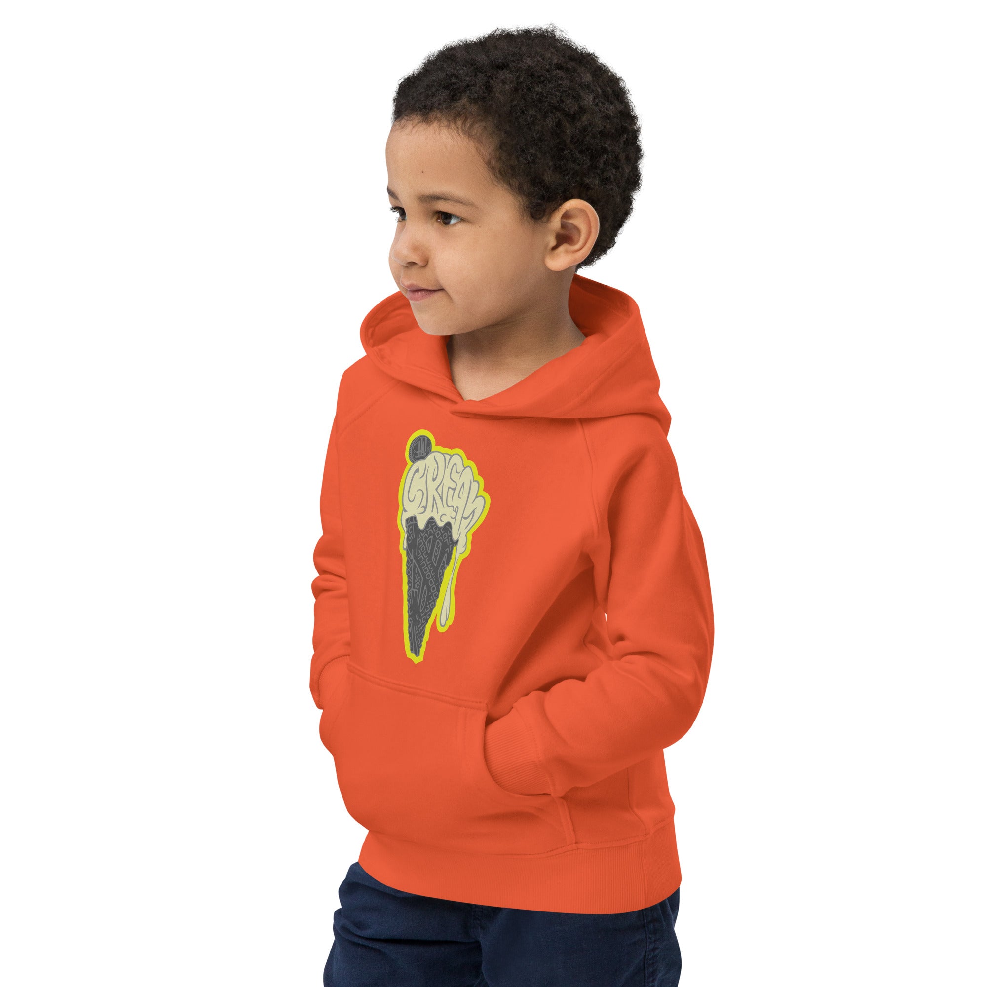 'CREAME' Kids Eco-Hoodie