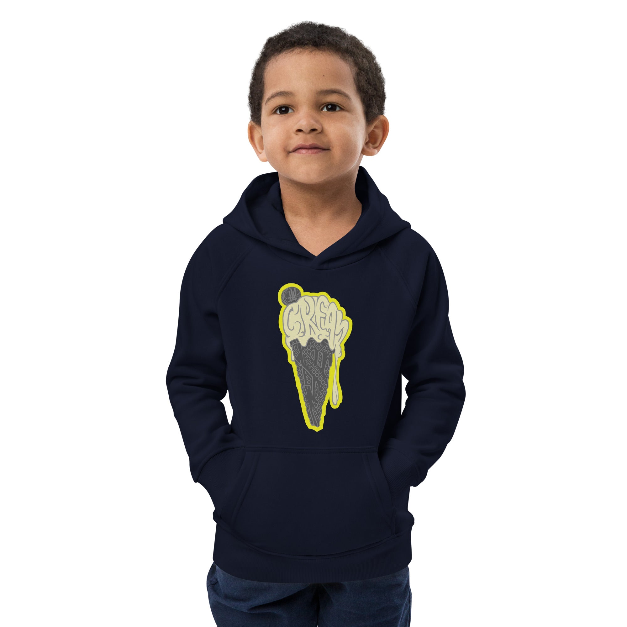 'CREAME' Kids Eco-Hoodie