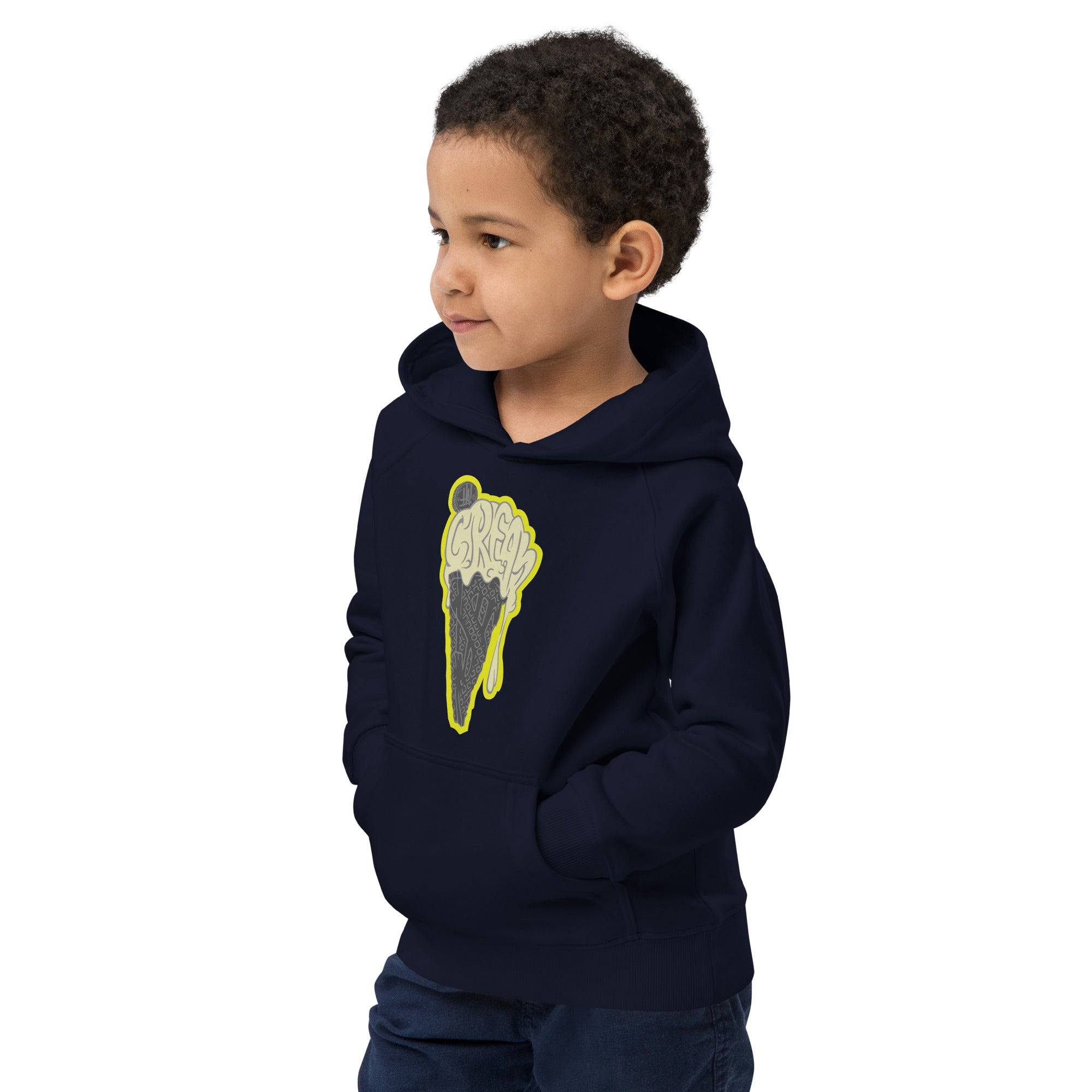 'CREAME' Kids Eco-Hoodie