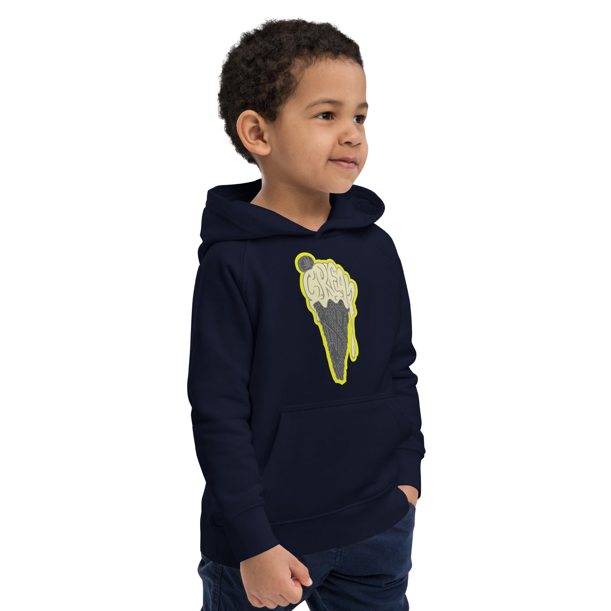 'CREAME' Kids Eco-Hoodie