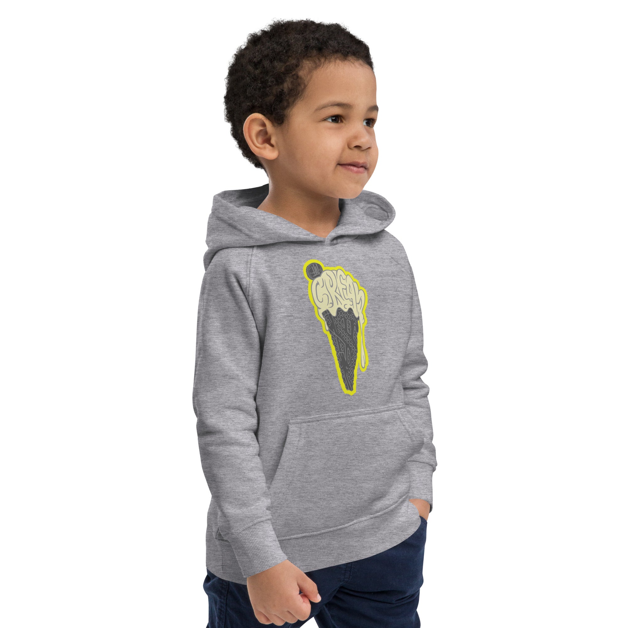 'CREAME' Kids Eco-Hoodie