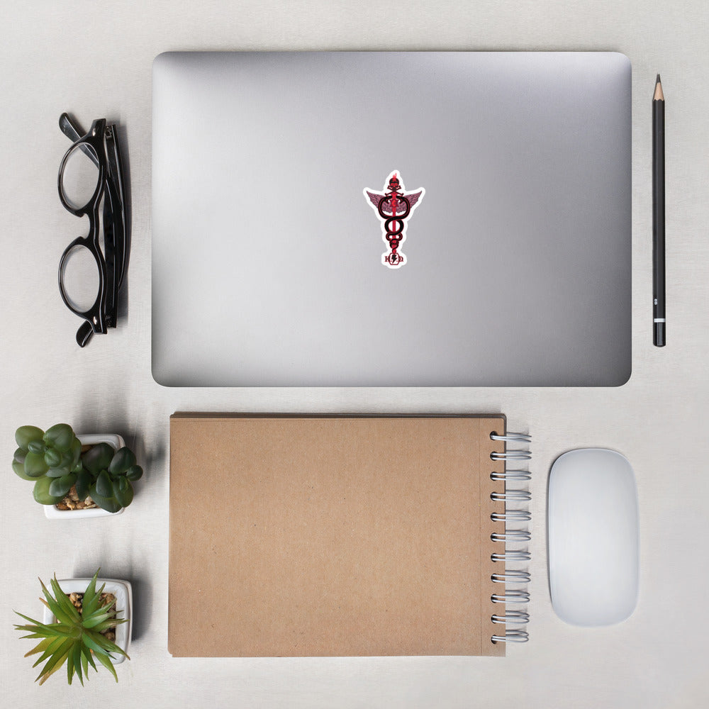 'Caduceus' Bubble-free stickers