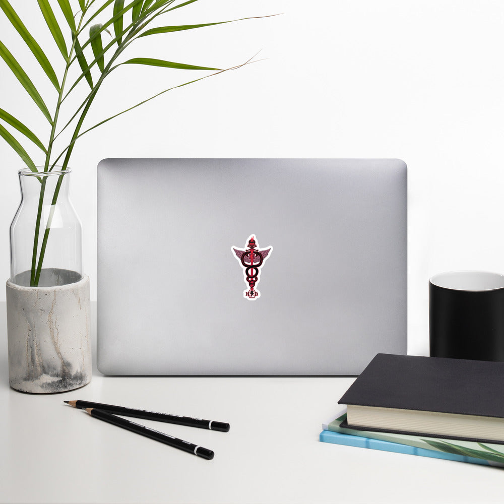 'Caduceus' Bubble-free stickers