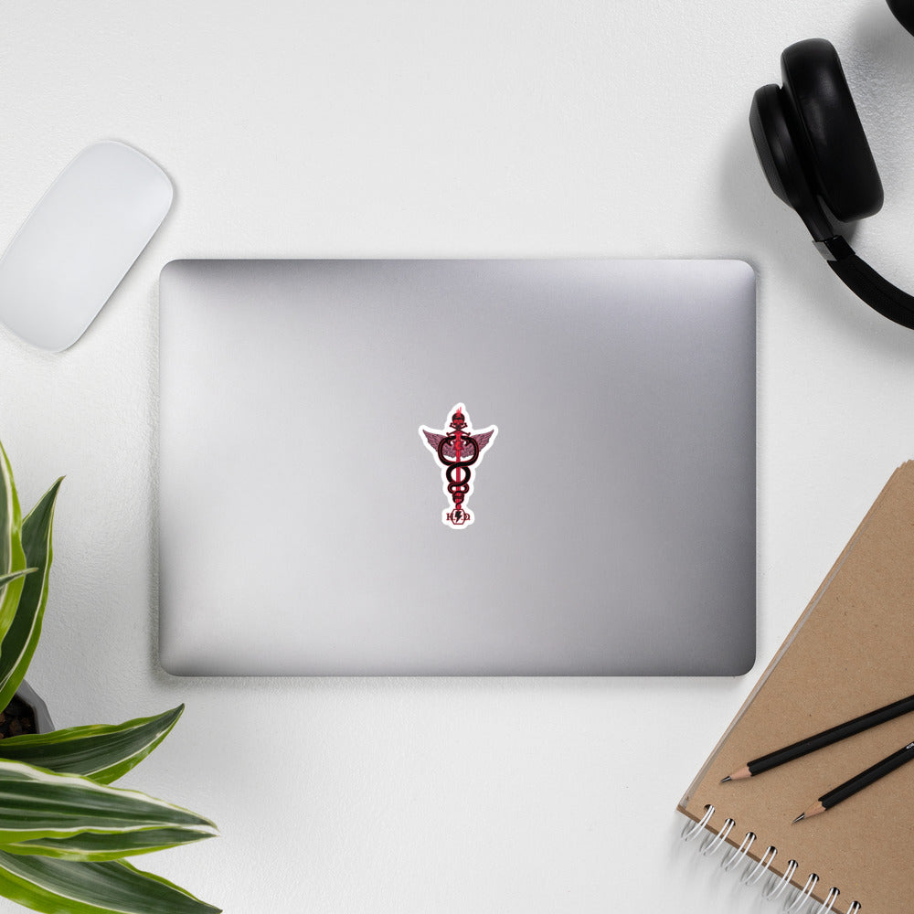 'Caduceus' Bubble-free stickers