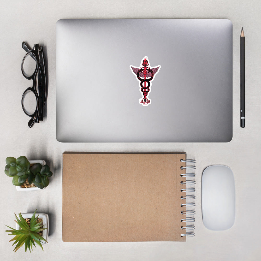 'Caduceus' Bubble-free stickers