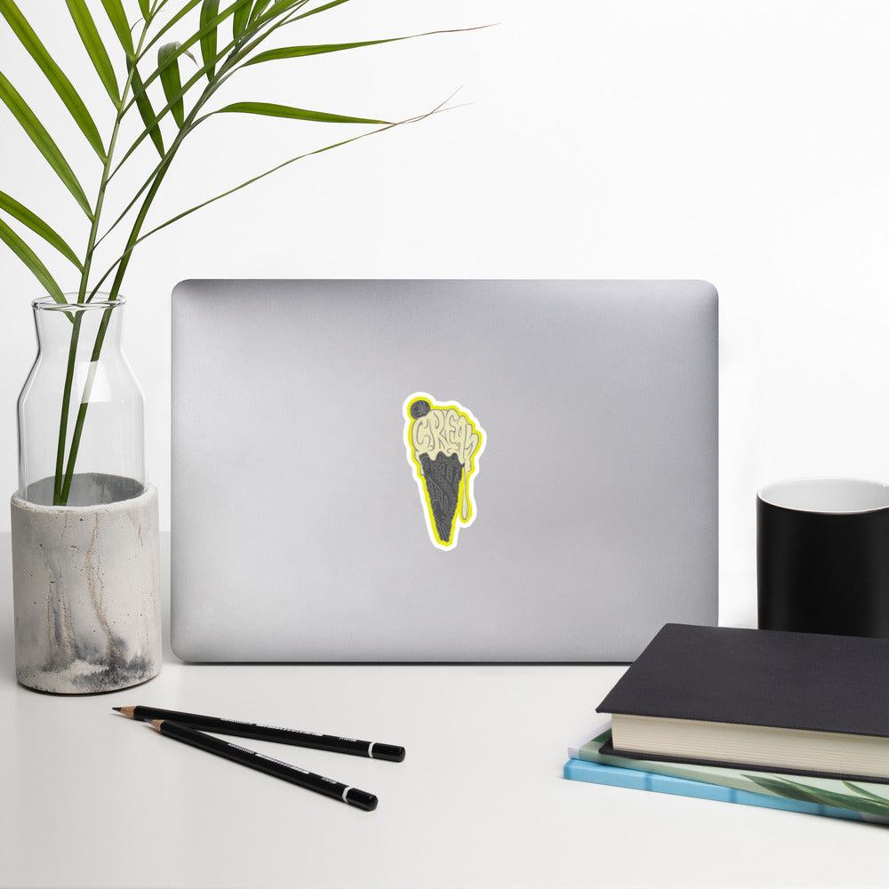'CREAME' Bubble-free stickers