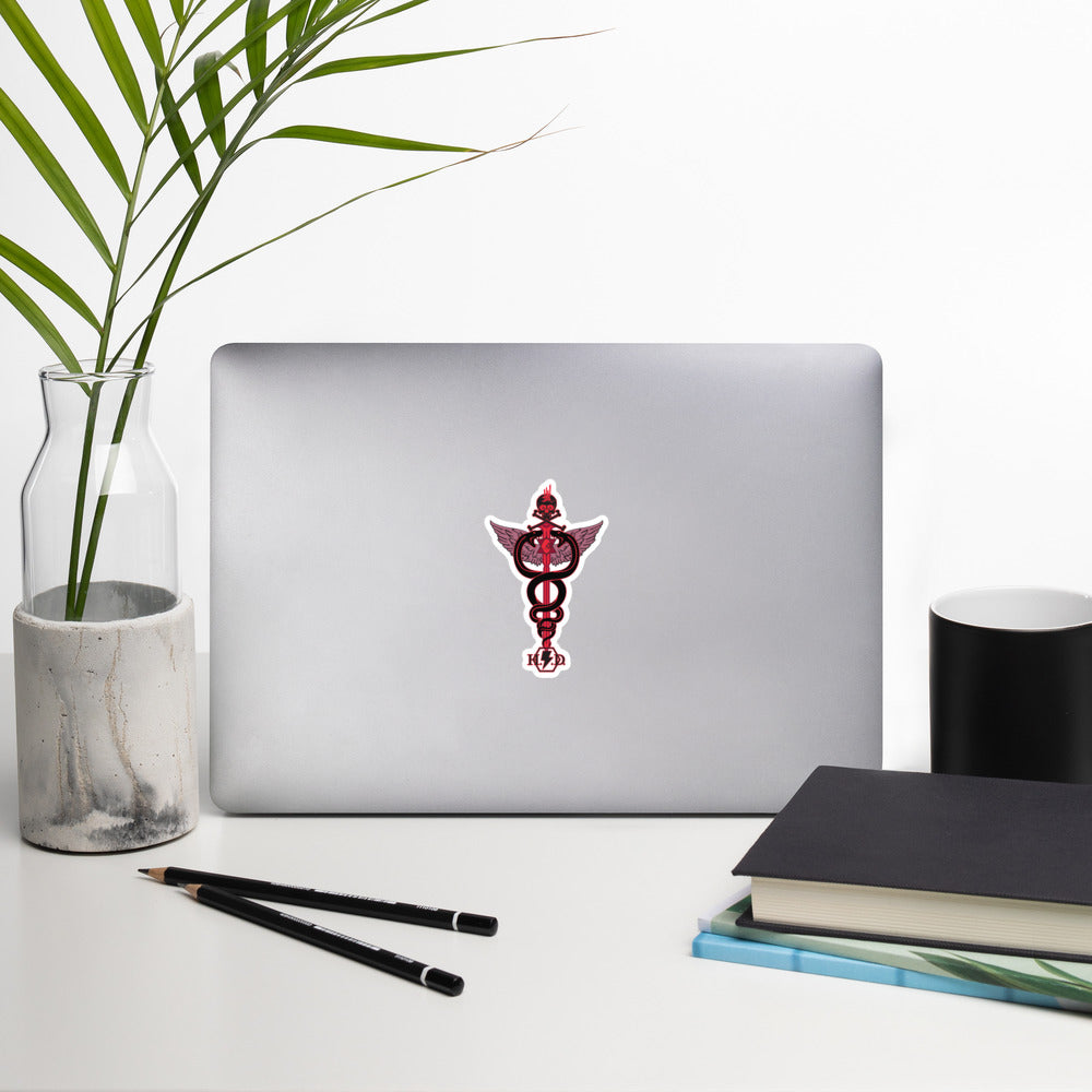 'Caduceus' Bubble-free stickers