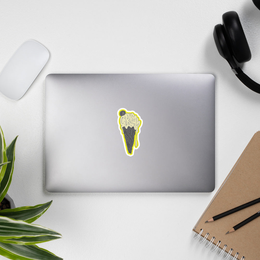 'CREAME' Bubble-free stickers