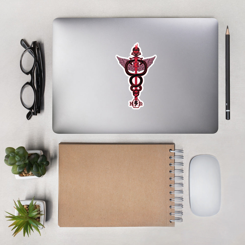 'Caduceus' Bubble-free stickers