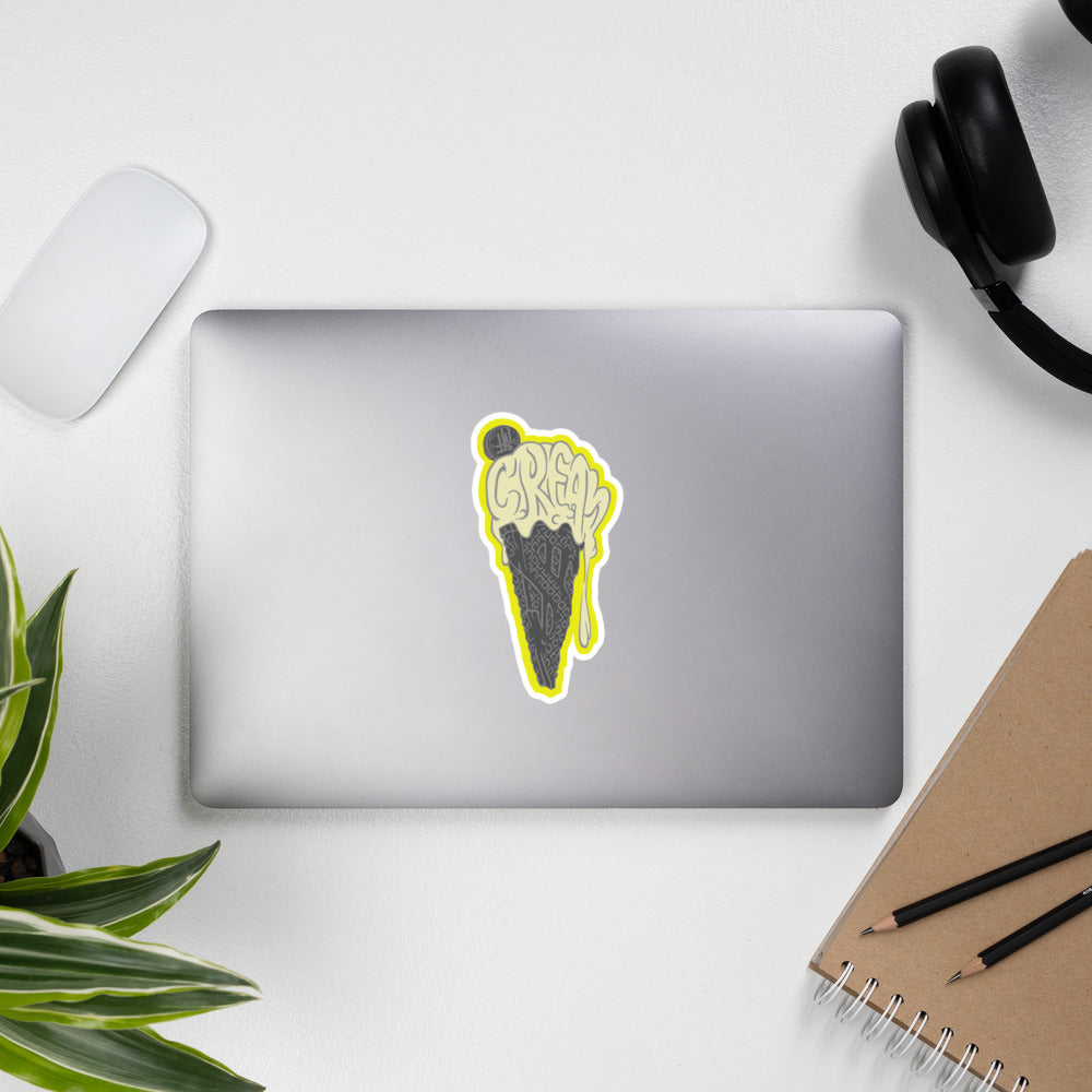 'CREAME' Bubble-free stickers