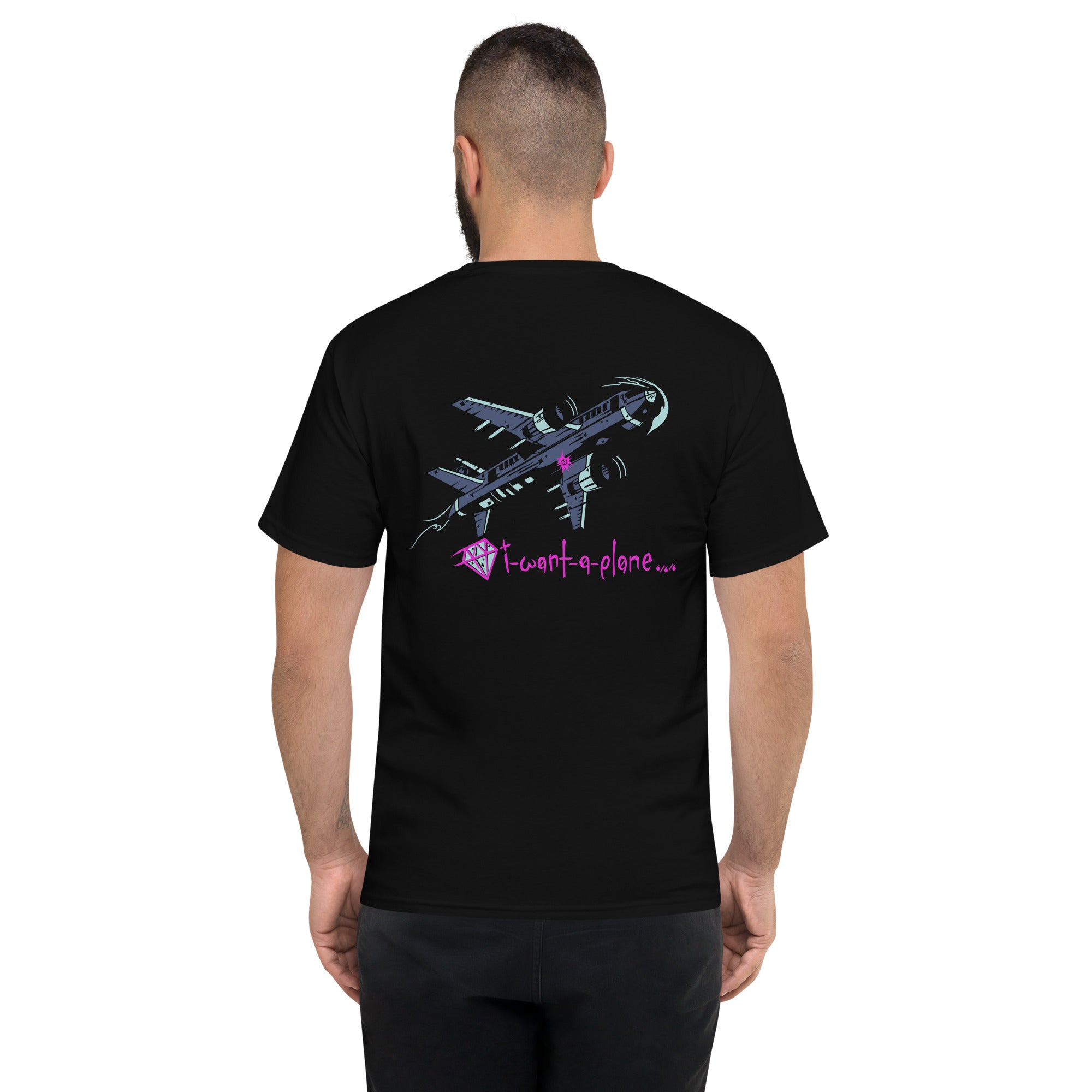 'I Want A Plane' Unisex HSD x Champion T-Shirt