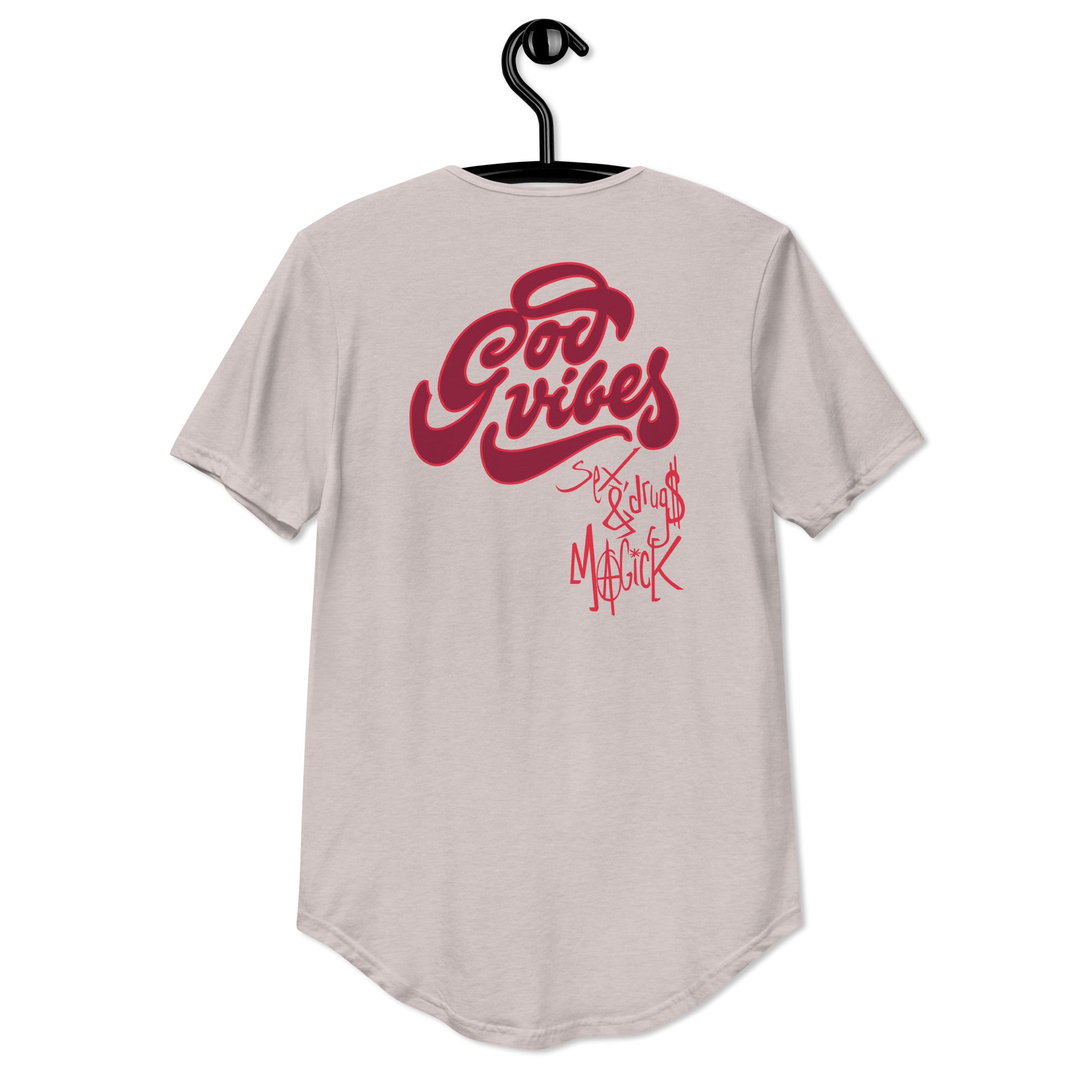 'God Vibes' Unisex Curved Hem T-Shirt