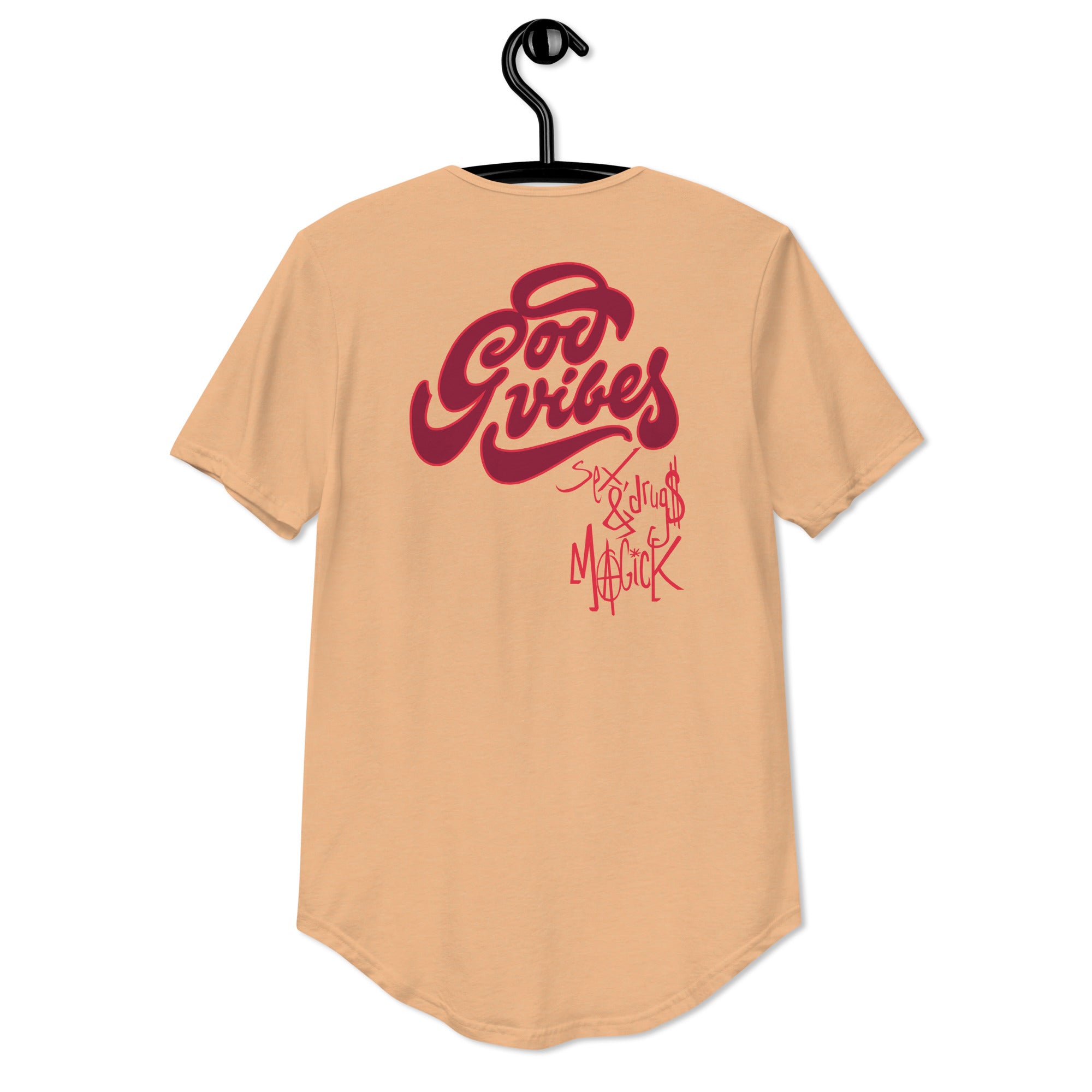 'God Vibes' Unisex Curved Hem T-Shirt