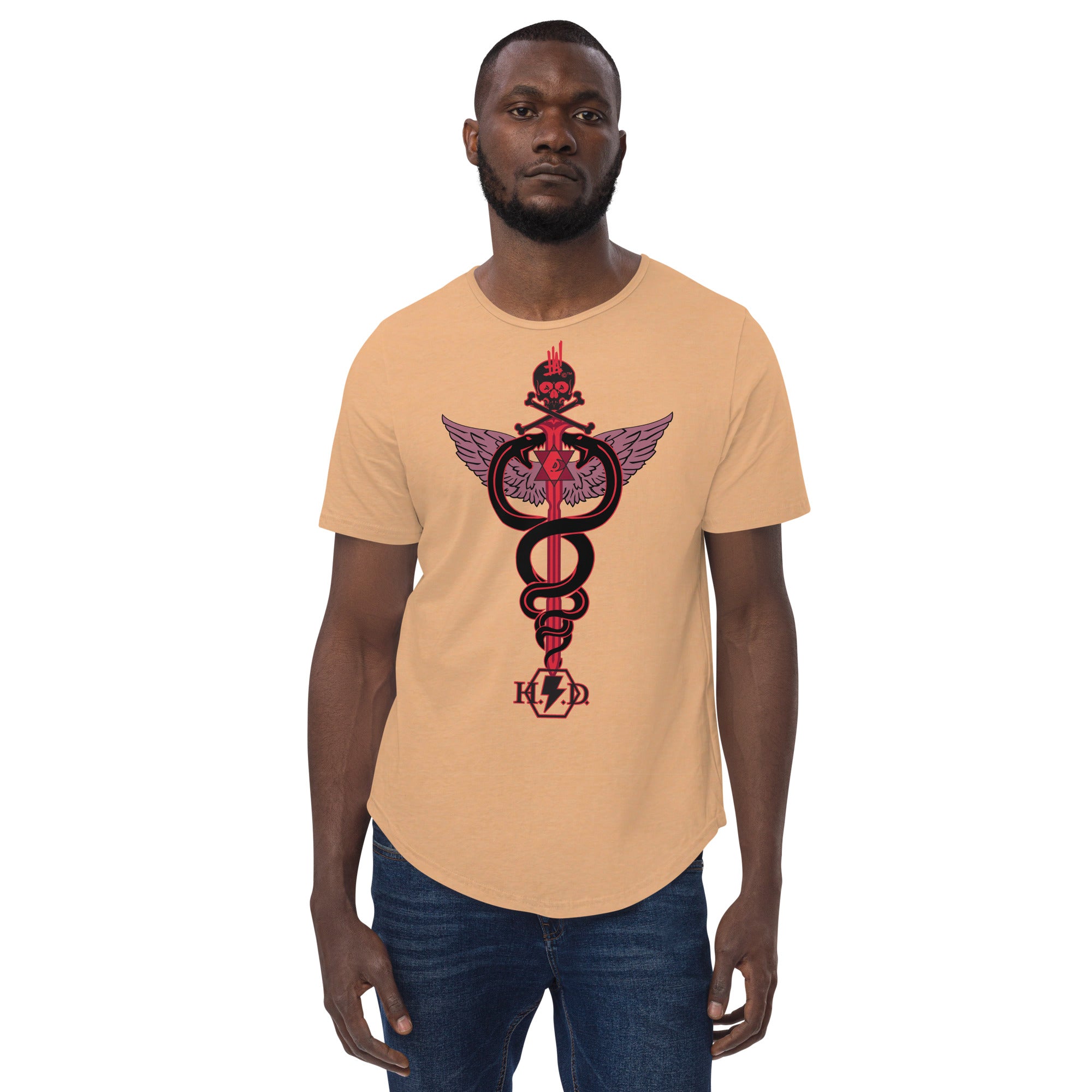 'God Vibes' Unisex Curved Hem T-Shirt
