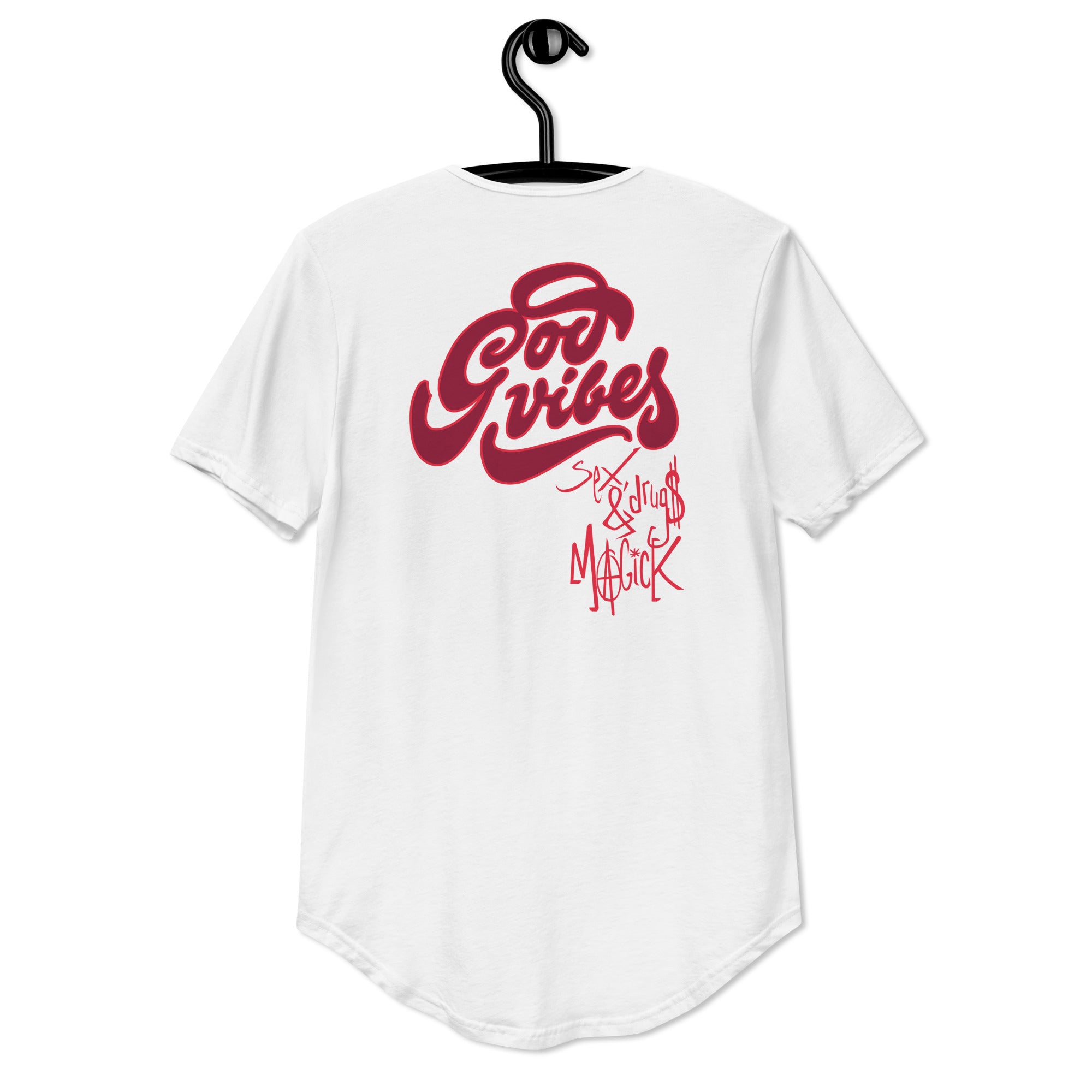 'God Vibes' Unisex Curved Hem T-Shirt