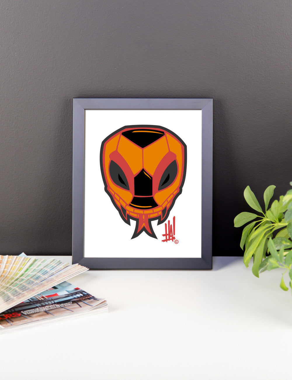 'SnakeBRAND' Framed poster - Streetwear, Home - Merchandise, Hella Sexy Dope - HSD, Hella Sexy Dope - Hella Sexy Dope