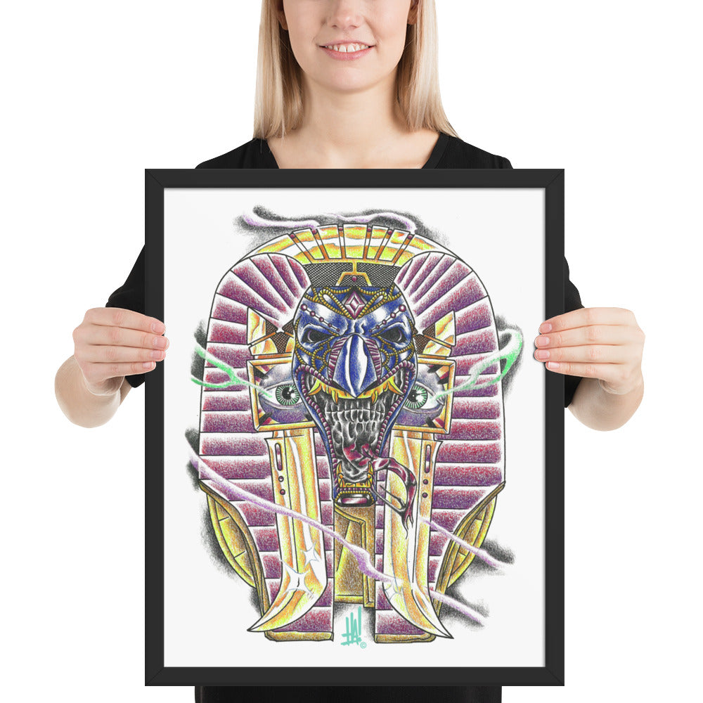 'Anu-RA' Framed poster - Streetwear, Print - Merchandise, Hella Sexy Dope - HSD, Hella Sexy Dope - Hella Sexy Dope