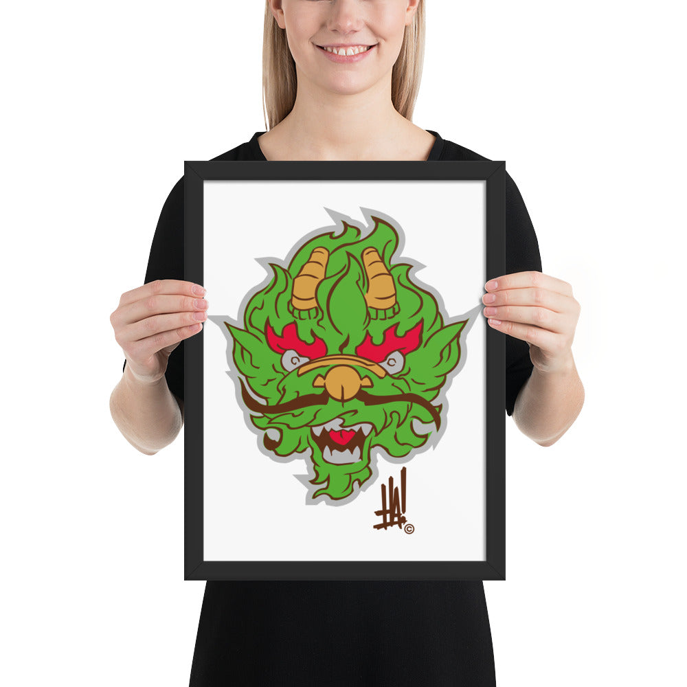 'DragonBRAND' Framed poster - Streetwear, Print - Merchandise, Hella Sexy Dope - HSD, Hella Sexy Dope - Hella Sexy Dope