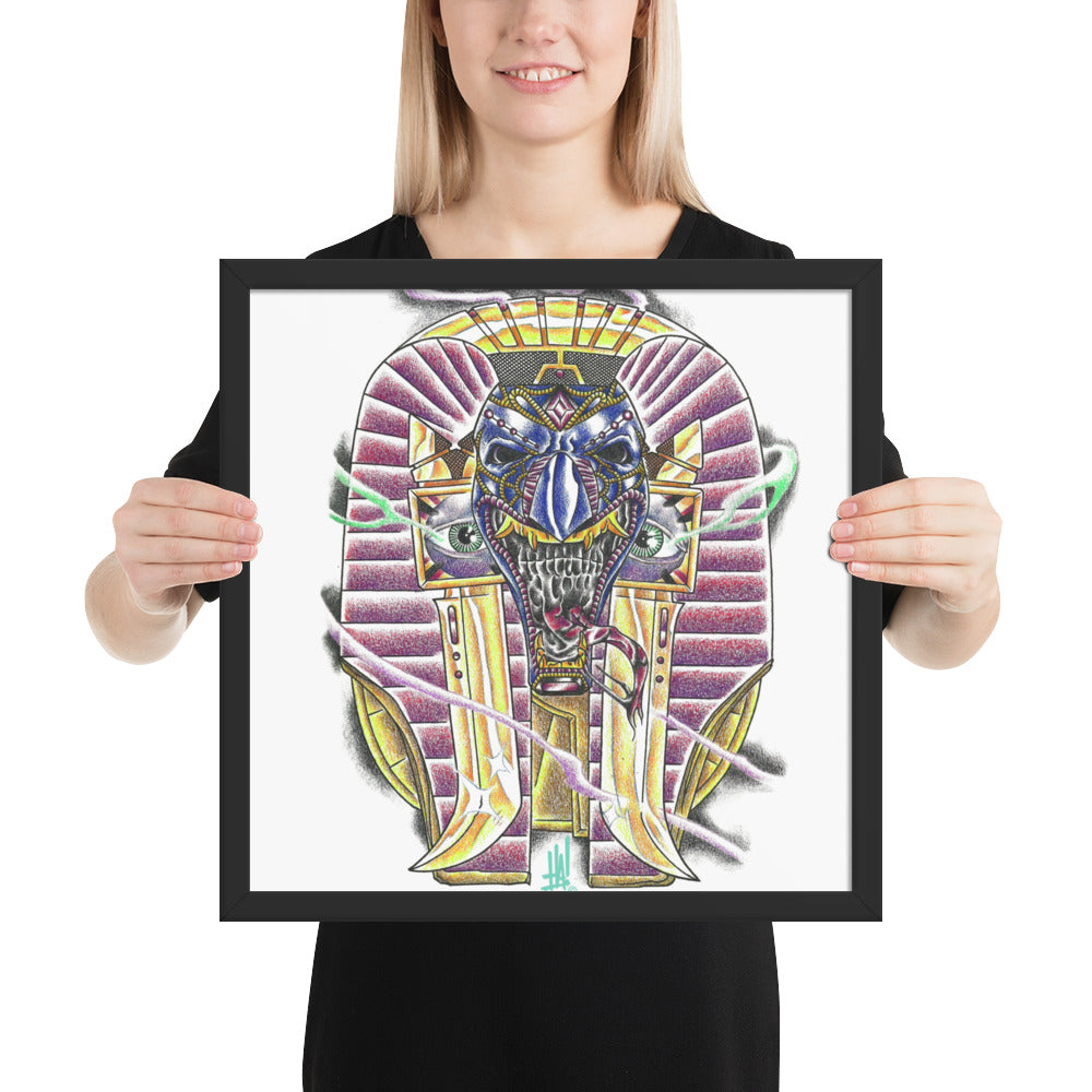 'Anu-RA' Framed poster - Streetwear, Print - Merchandise, Hella Sexy Dope - HSD, Hella Sexy Dope - Hella Sexy Dope