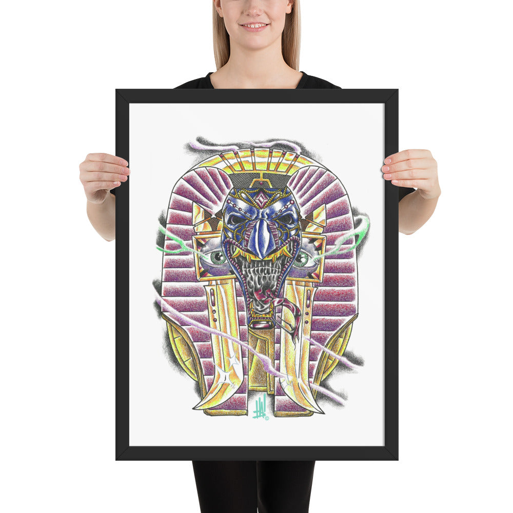 'Anu-RA' Framed poster - Streetwear, Print - Merchandise, Hella Sexy Dope - HSD, Hella Sexy Dope - Hella Sexy Dope