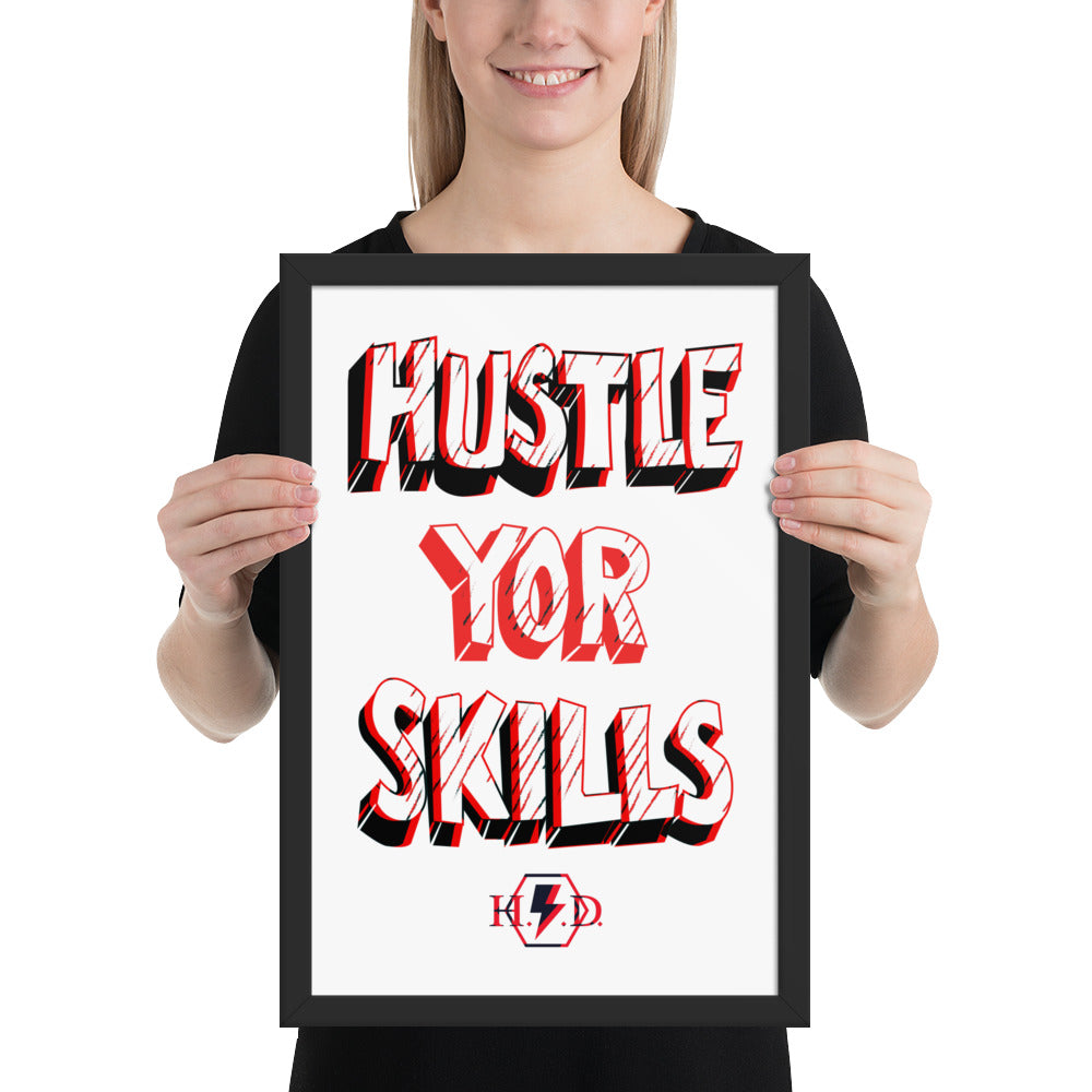 'HYS' Framed poster - Streetwear, Print - Merchandise, Hella Sexy Dope - HSD, Hella Sexy Dope - Hella Sexy Dope