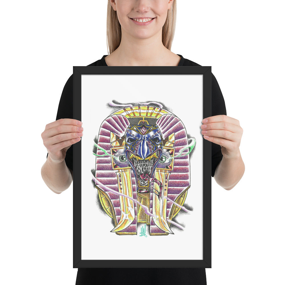 'Anu-RA' Framed poster - Streetwear, Print - Merchandise, Hella Sexy Dope - HSD, Hella Sexy Dope - Hella Sexy Dope
