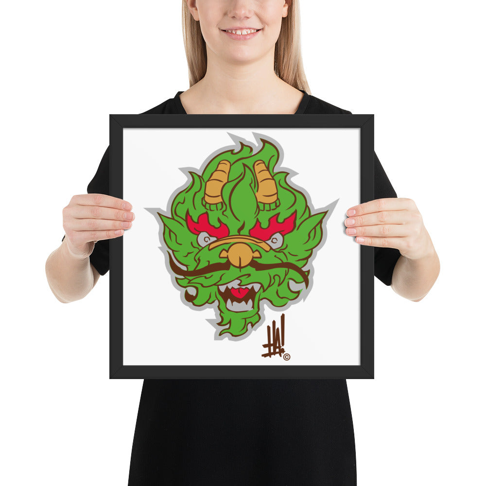 'DragonBRAND' Framed poster - Streetwear, Print - Merchandise, Hella Sexy Dope - HSD, Hella Sexy Dope - Hella Sexy Dope