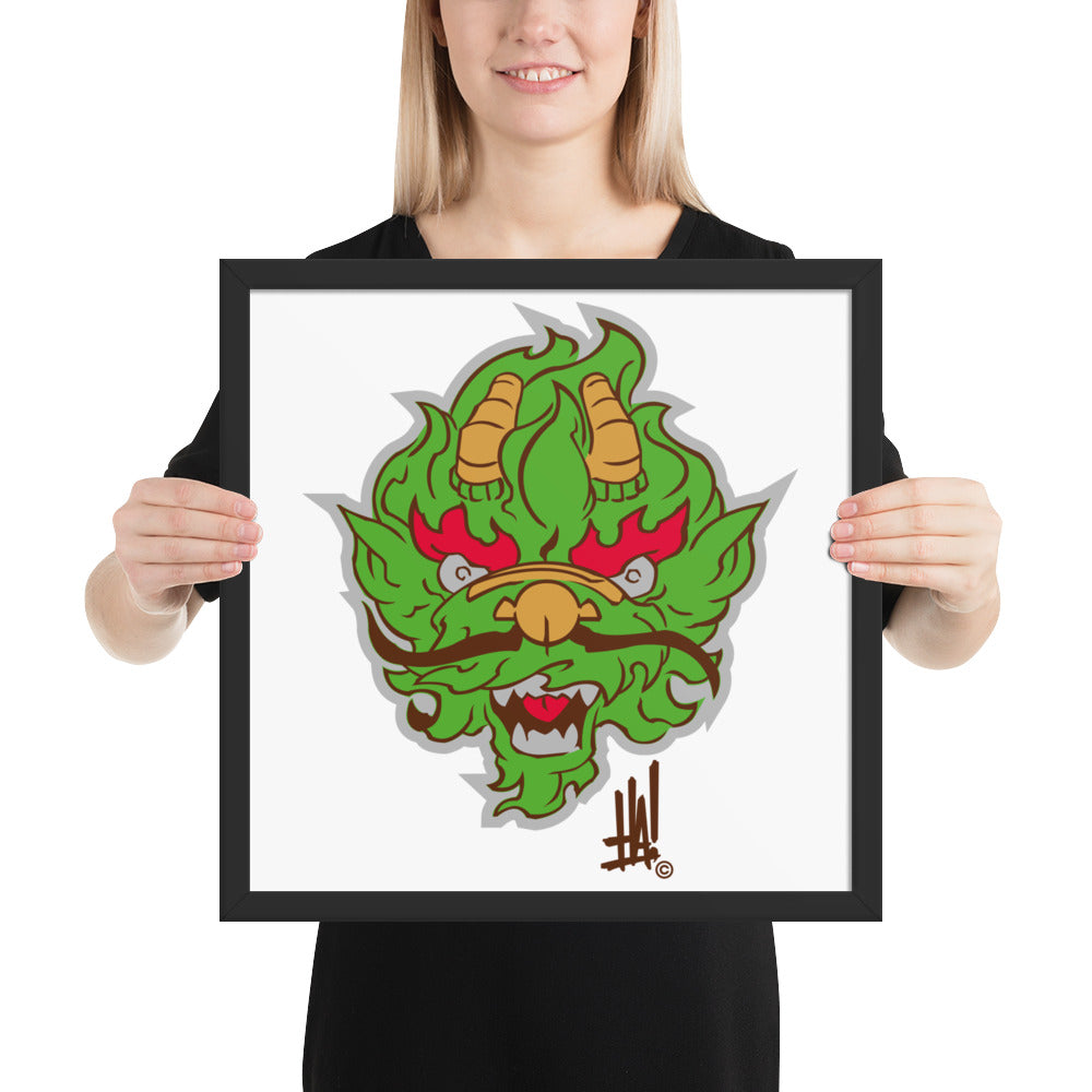 'DragonBRAND' Framed poster - Streetwear, Print - Merchandise, Hella Sexy Dope - HSD, Hella Sexy Dope - Hella Sexy Dope