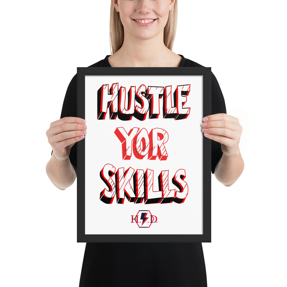 'HYS' Framed poster - Streetwear, Print - Merchandise, Hella Sexy Dope - HSD, Hella Sexy Dope - Hella Sexy Dope
